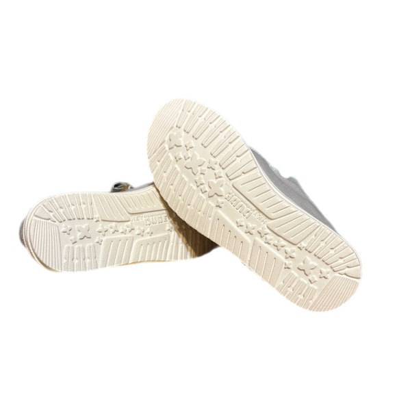 Hey Dude Gray Chambray Women's Loafers - Picture 7 of 7